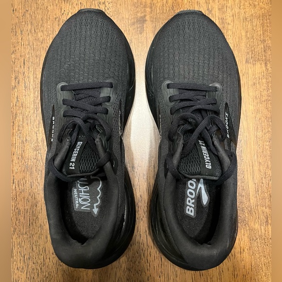 Women’s Brooks Glycerin 21 Size 7.5 Medium Black/Ebony - Picture 2 of 7